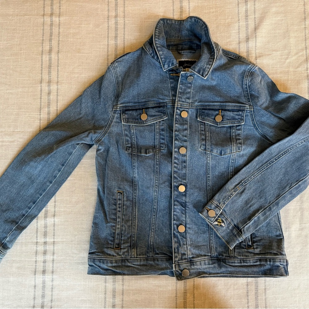 Joules Arkley Relaxed Denim Jacket, size US 6